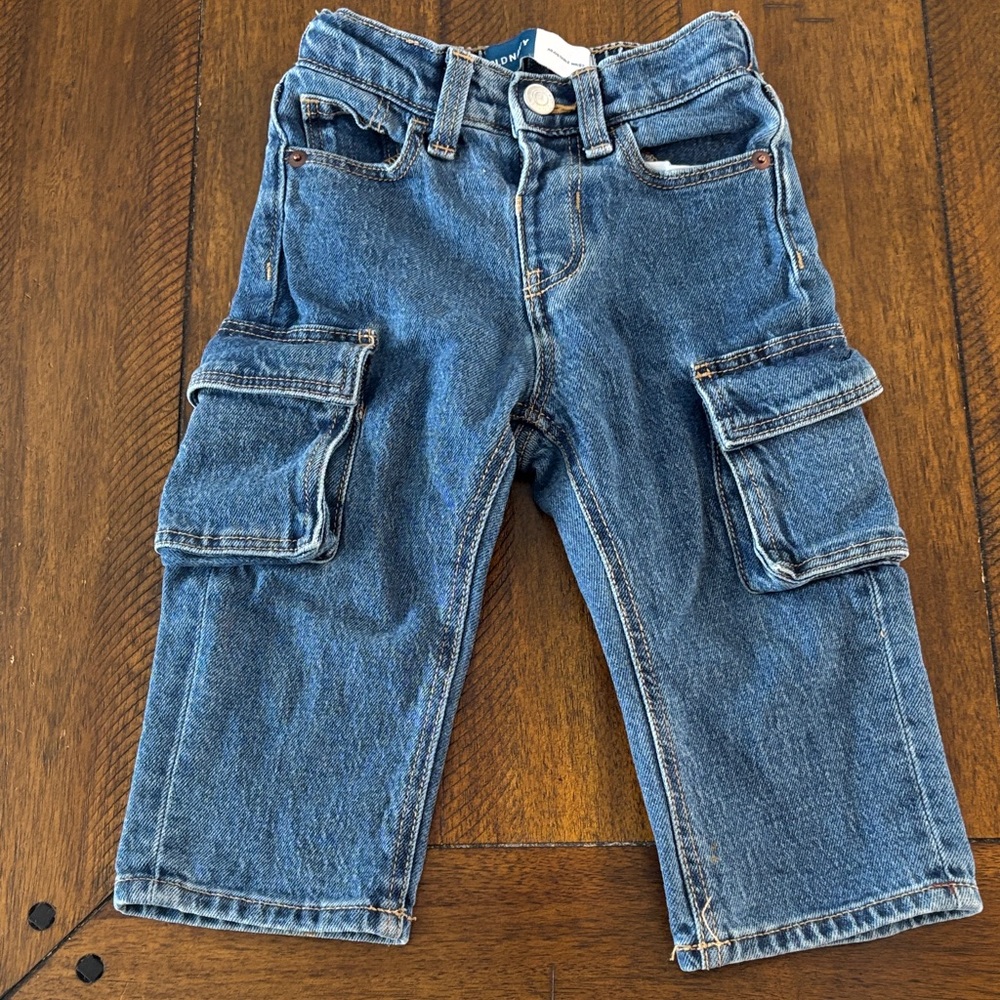 Old Navy Kids Blue Cargo Jeans